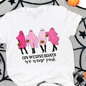 On Wednesday We Wear Pink Ghost Tee
